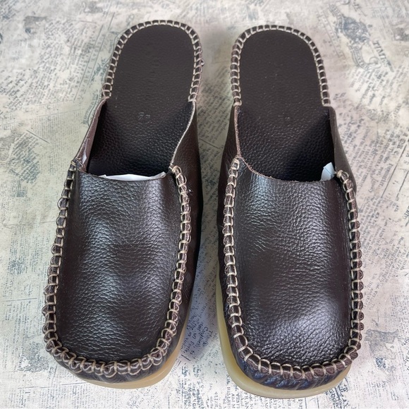 South of Africa Leather Slip On Loafers - Picture 4 of 10